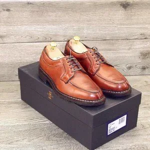 靴 Allen Edmonds Bradley NST US8D Allen Edmonds Bradley Burgundy CORDOVAN V-TIP コードバン USA